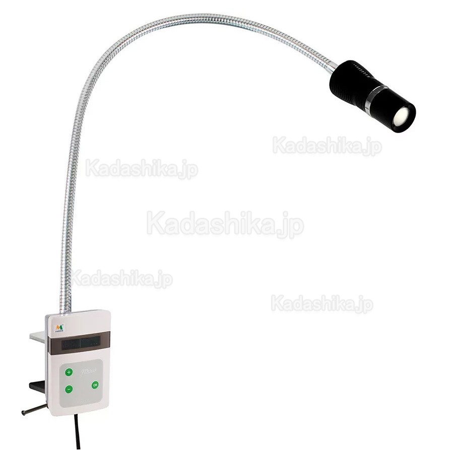 ミケア JD1600J 15W クリップオンタイプ LED 歯科検査ライト（デスク固定式）